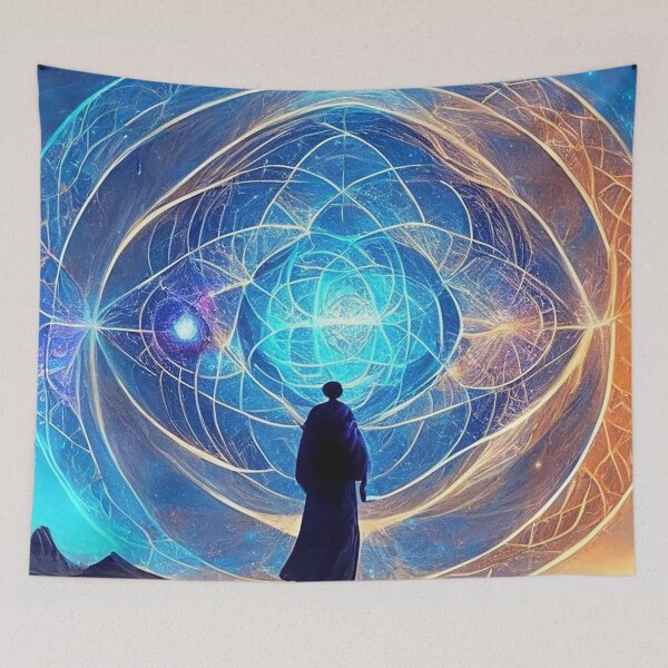 Item preview, Beyond the Horizon: Embracing Stillness in Meditative Art designed and sold by artmanikin.