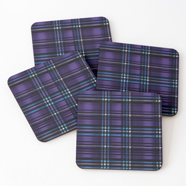 Item preview, Dark purple tartan style design designed and sold by Nosy is Everything.
