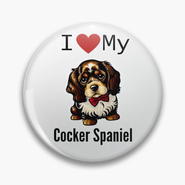 Item preview, Dog Lover I love my Cocker Spaniel designed and sold by PrintWearCol.