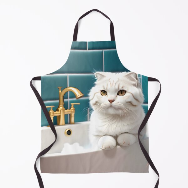 Item preview, Cat Taking a Bath - Modern Digital Art designed and sold by Ai-michiart.
