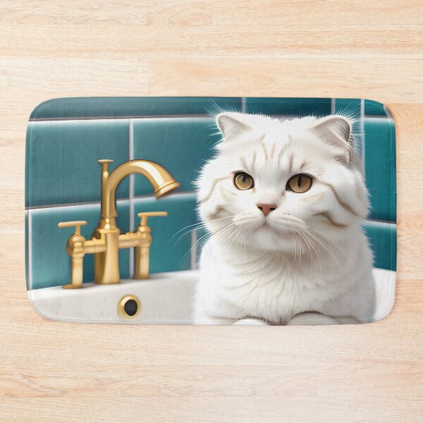Item preview, Cat Taking a Bath - Modern Digital Art designed and sold by Ai-michiart.