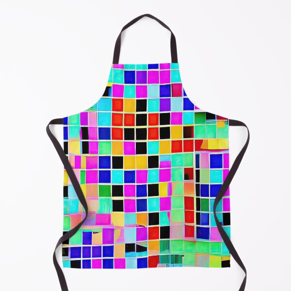 Item preview, Colorful Geometric Design pattern - AI Art, Modern Home Decor, triangles, squares, circles designed and sold by casaai.