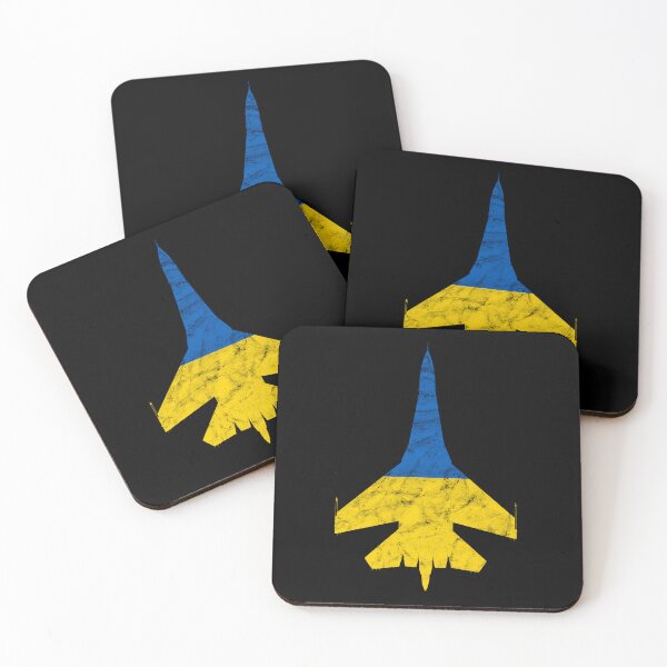 Item preview, Su-27 Flanker Jet Airplane Ukraine Flag Airplane Vintage Design designed and sold by RealPilotDesign.