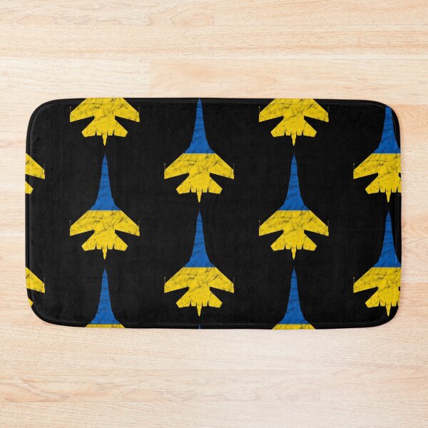 Item preview, Su-27 Flanker Jet Airplane Ukraine Flag Airplane Vintage Design designed and sold by RealPilotDesign.