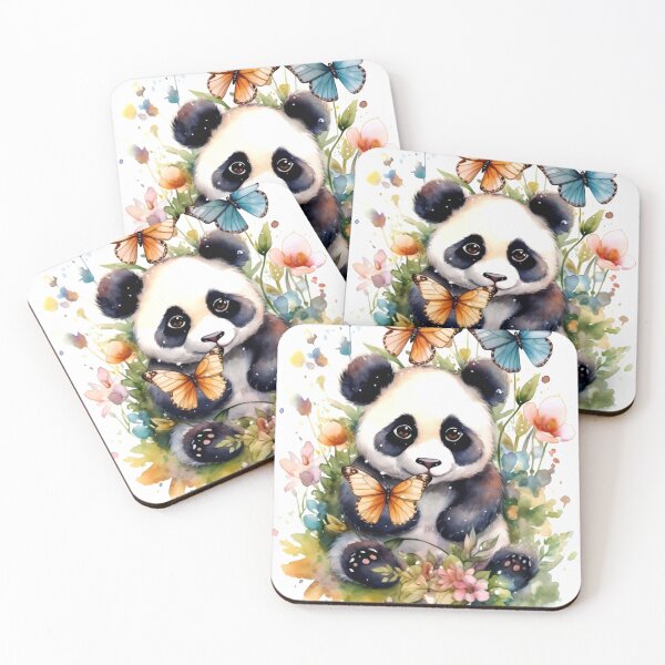 Item preview, Panda Animal Clipart, Animal in Flower, Floral Fauna Art, Blooming Beast, Flower Creature, Petal Pet, Rosy Floral Watercolor Art designed and sold by CoolorPainting.