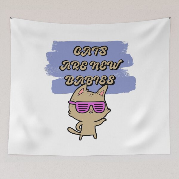 Item preview, Cats Are New Babies | Childfree designed and sold by natalillu.