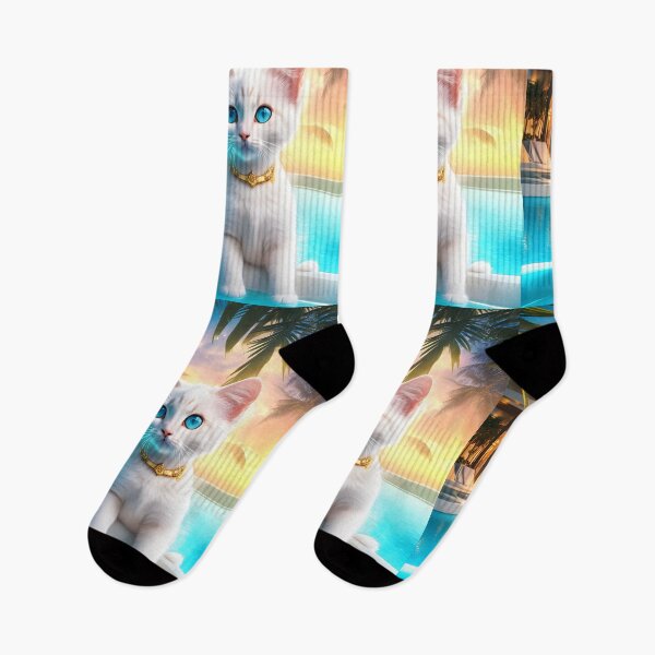 Item preview, Kitten Aurora in Tropical Aurora Pool Paradise designed and sold by YuniaMiyu.