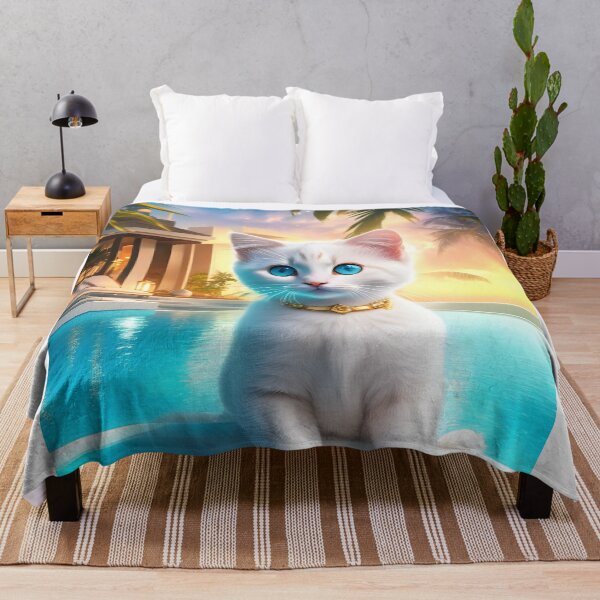 Item preview, Kitten Aurora in Tropical Aurora Pool Paradise designed and sold by YuniaMiyu.