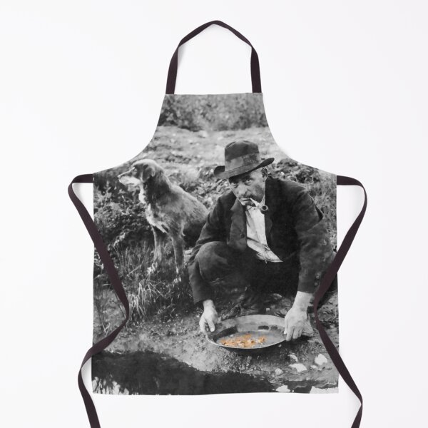 Item preview, Prospector Pans Gold with Dog - Alaska 1916 designed and sold by Daniel Hagerman.