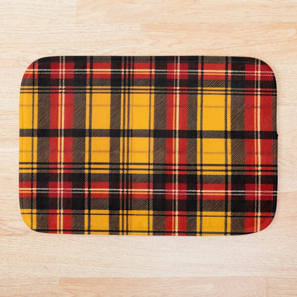 Item preview, Yellow, Red and Black tartan style design designed and sold by Nosy is Everything.