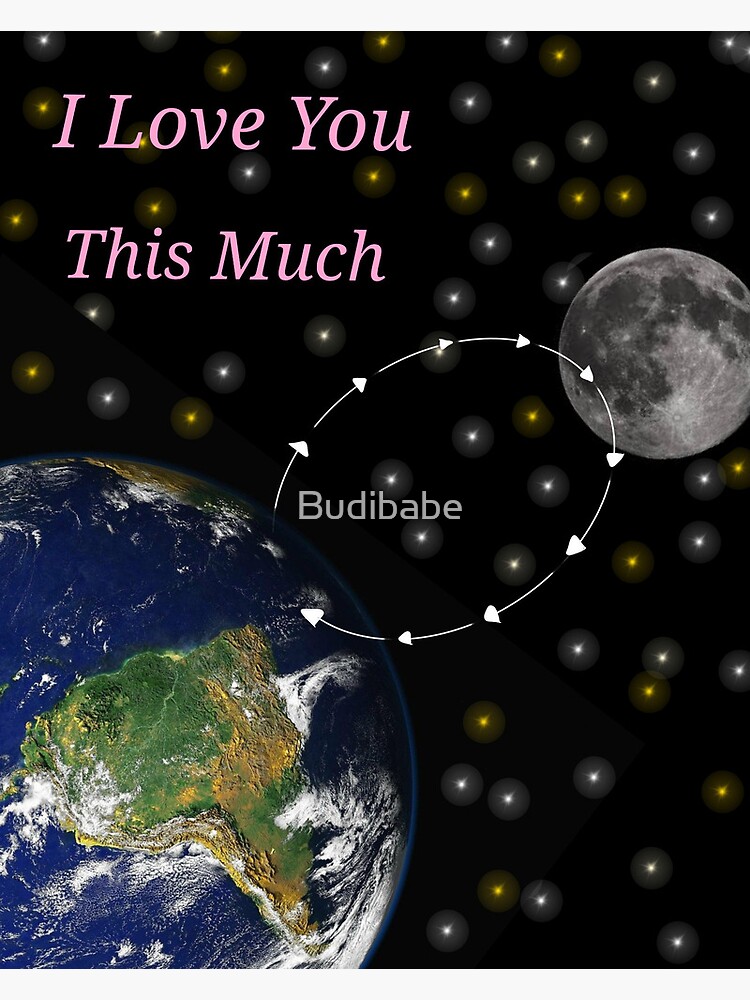 I love you to the moon and back 