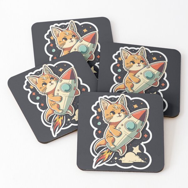 Item preview, Space Cat on his way to his next adventure!! designed and sold by RandomForestBot.