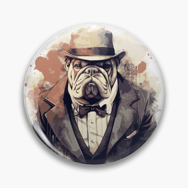 Item preview, Bulldog Gent: The Dapper Dignitary of the 1920s! designed and sold by calharborne.