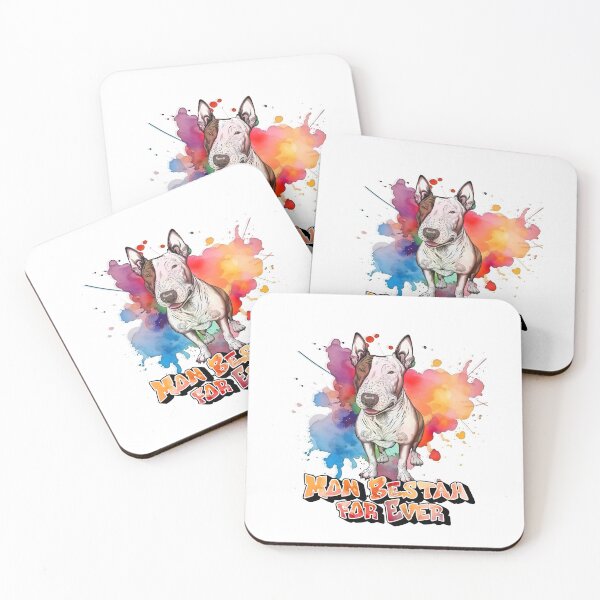 Item preview, Bull Terrier dog, My Bestah for ever, for Terrier lovers, in French designed and sold by isaweb.