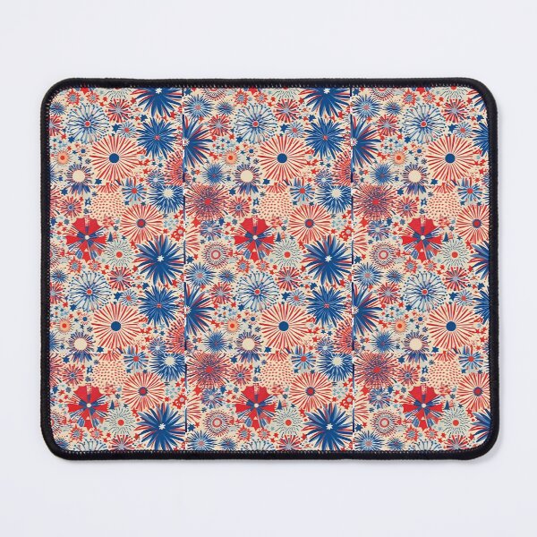Item preview, Fourth of July Pattern Flower Firework Blend designed and sold by MiracleROLArt.