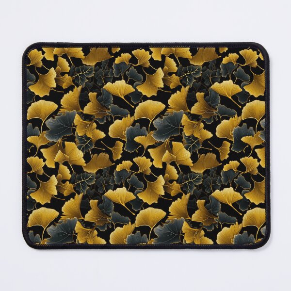Item preview, Gingko Leaves Pattern - Golden Decor Style designed and sold by Fruitsome.