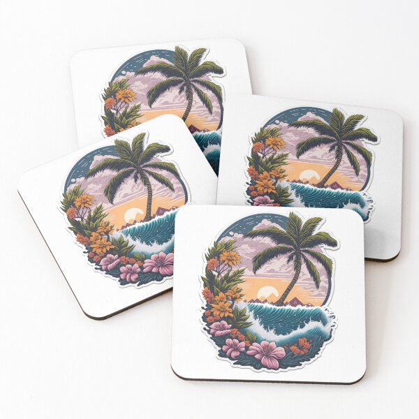 Item preview, Sunny seascape ,  vibrant ocean waves , art print. designed and sold by Vlad-Nik001.