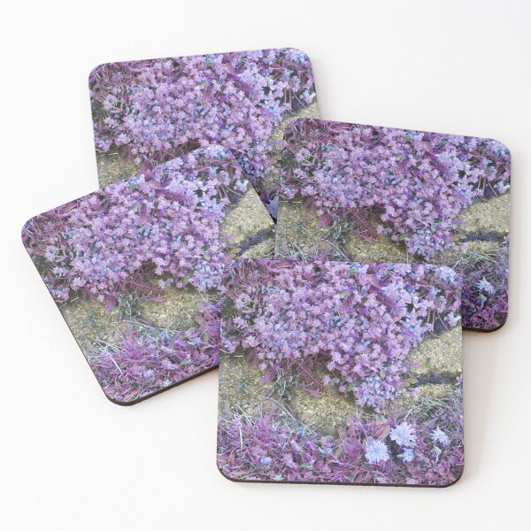 Item preview, Asphalt with purple plants designed and sold by Toonia.