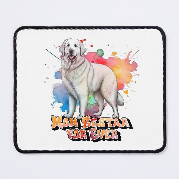 Item preview, Pyrenean Mountain Dog (Great Pyrenees), My Bestah for ever, for lovers of shepherds, in French designed and sold by isaweb.