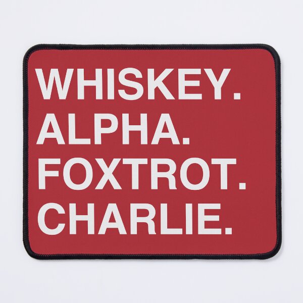 Item preview, Whiskey Alpha Foxtrot Charlie (Wrexham) designed and sold by Confusion101.