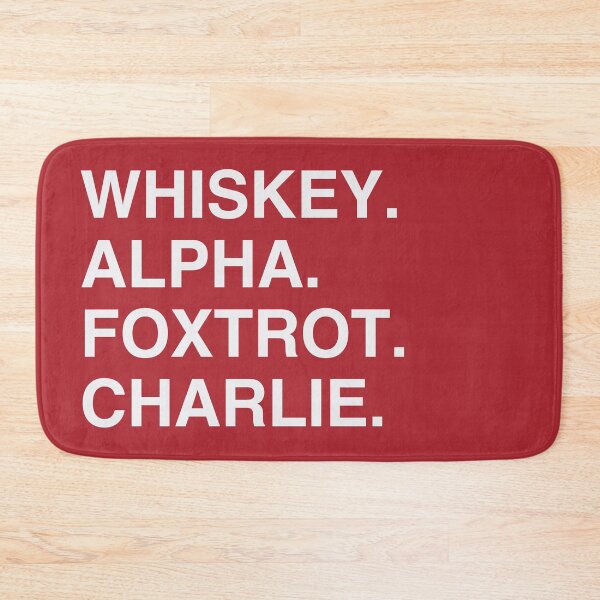 Item preview, Whiskey Alpha Foxtrot Charlie (Wrexham) designed and sold by Confusion101.