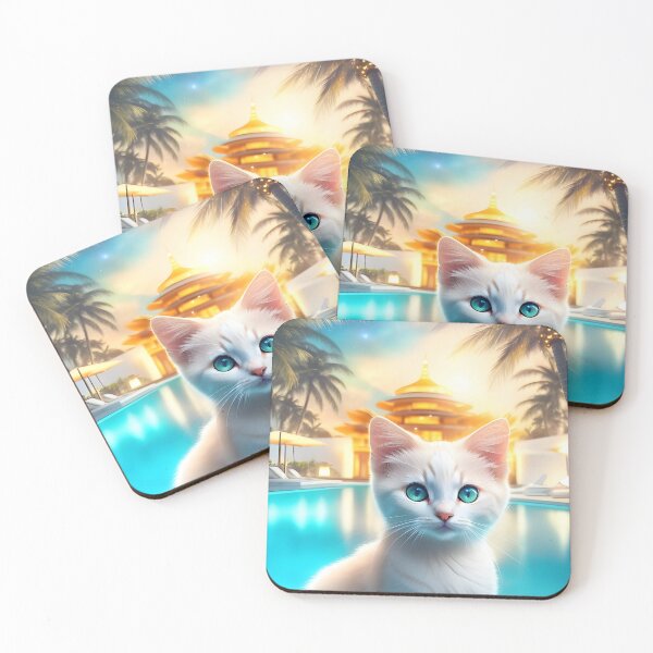 Item preview, Kitten Mila in Asian-Oriental holiday bliss designed and sold by YuniaMiyu.