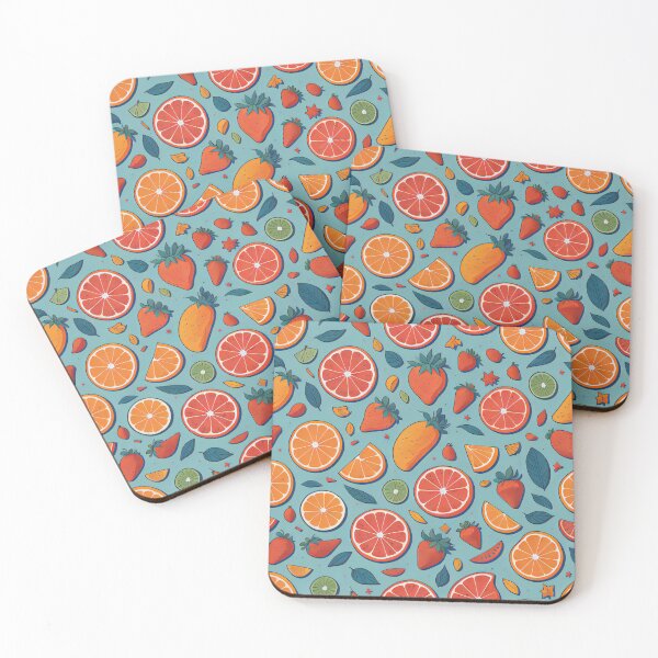 Item preview, Vibrant Fruit Pattern 2 designed and sold by Dreamy-Spirit.