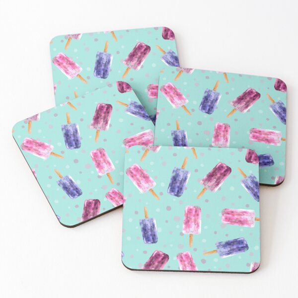 Item preview, Summer Splash: Watercolour Juicy Ice Lolly Pattern with Dots designed and sold by RosalieReeves.