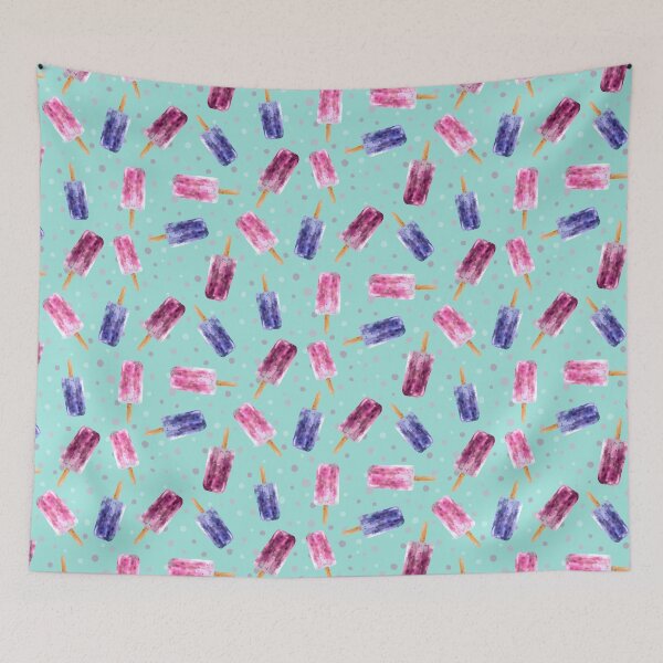 Item preview, Summer Splash: Watercolour Juicy Ice Lolly Pattern with Dots designed and sold by RosalieReeves.