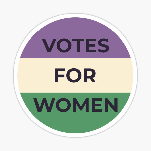 Vista previa del artículo con la obra «Cita de votos sufragistas para mujeres», diseñado y vendido por LoveLittleRobin.