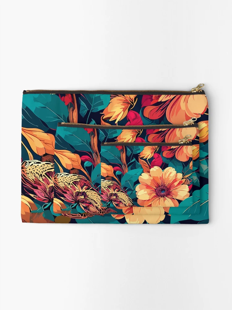 Thumbnail 2 of 4, Zipper Pouch, Spring flower bed II designed and sold by RKDDesigns.