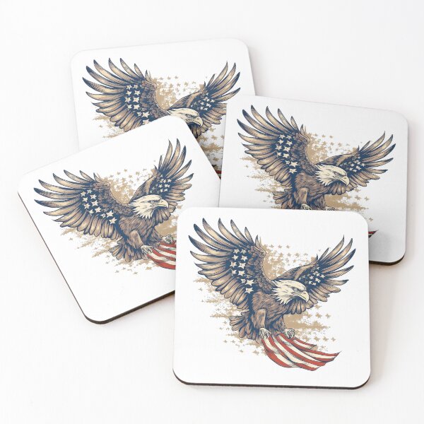 Item preview, Patriotic American Vintage Bald Eagle designed and sold by CoputerEasel.
