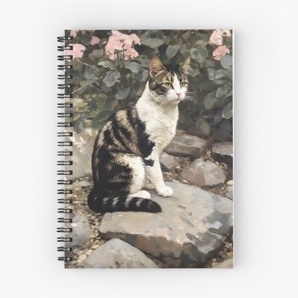 Item preview, Tabby Cat Sitting on Rock designed and sold by Marvel Selke.