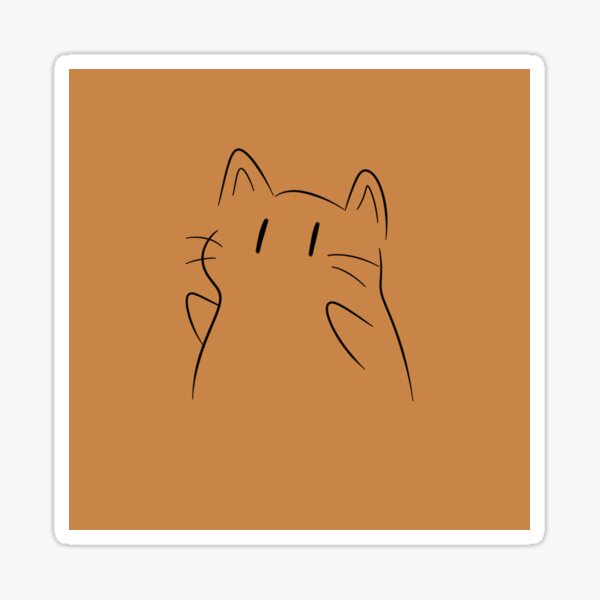 Vista previa del artículo con la obra «gatito emocionado de verte», diseñado y vendido por Arturo-C.
