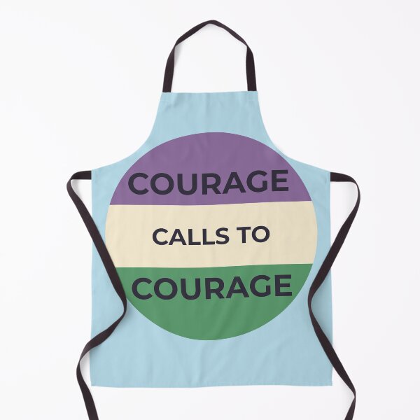 Item preview, Courage Calls To Courage Feminist Quote designed and sold by LoveLittleRobin.