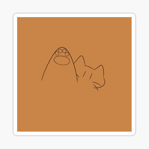 Vista previa del artículo con la obra «Gatito dando unos cinco », diseñado y vendido por Arturo-C.