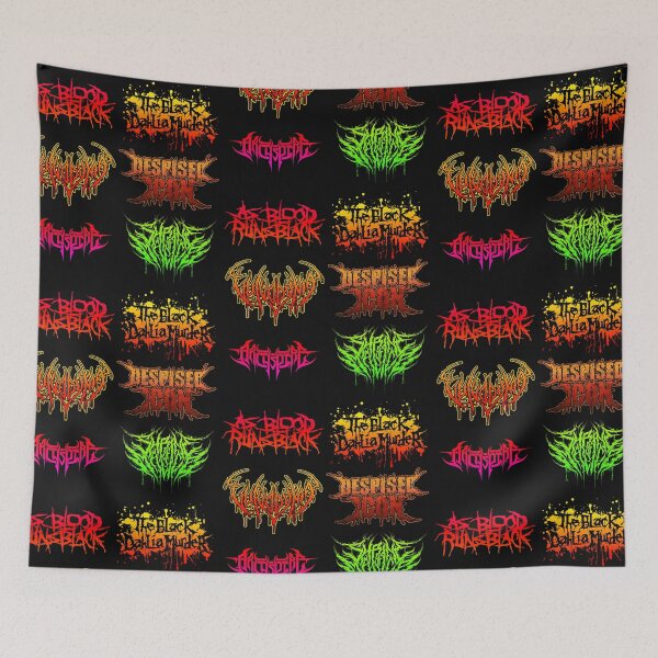 Item preview, Deathcore Bands Sticker Pack designed and sold by xDumpTruckx.