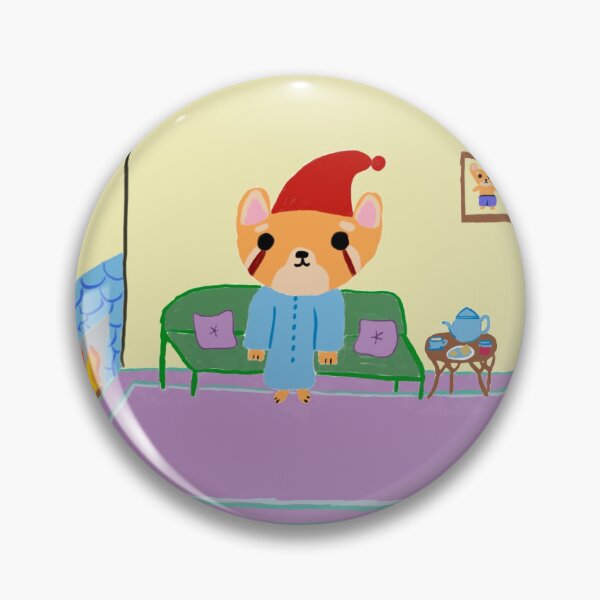 Item preview, sleepytime red panda designed and sold by oclaws.