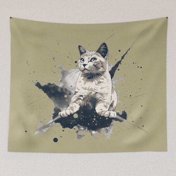 Item preview, White Cat designed and sold by RoosterRoots.