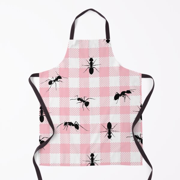 Item preview, pink gingham black ants designed and sold by Gossip Rag.