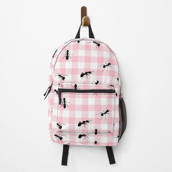 Item preview, pink gingham black ants designed and sold by Gossip Rag.