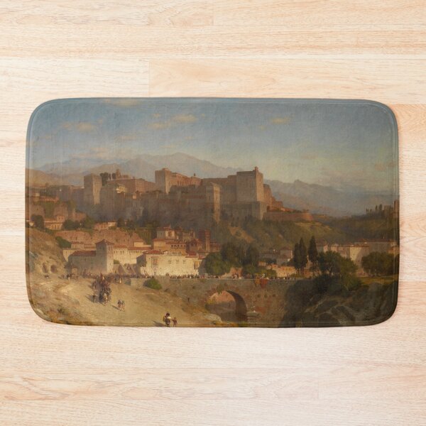 Item preview, The Hill of the Alhambra, Granada | Samuel Colman | 1865 Landscape Art designed and sold by CJET.