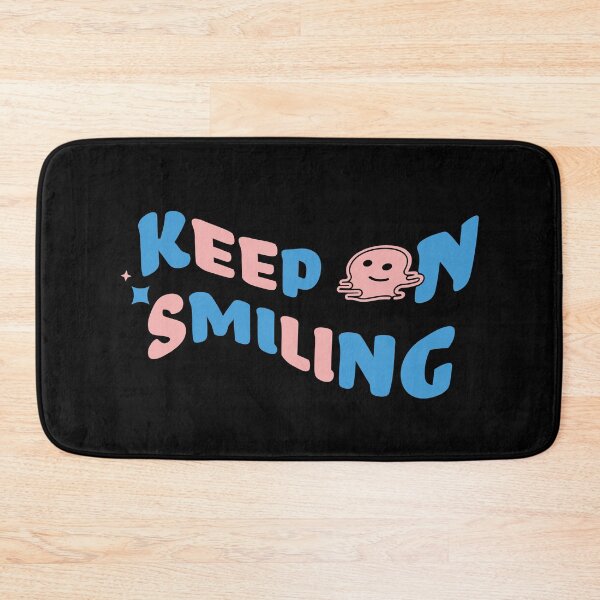 Item preview, Keep on Smiling bogo colorful text melting smiley face designed and sold by julexy.