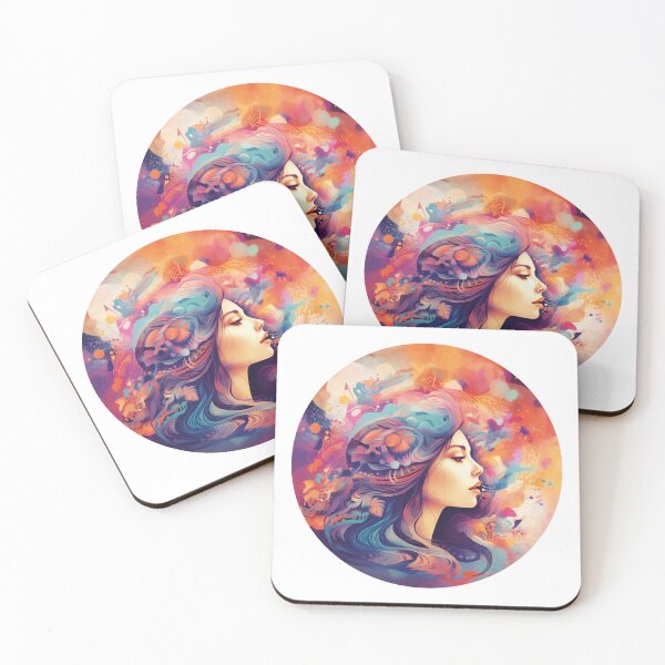 Item preview, Blurred thoughts (round) designed and sold by psychedArts.