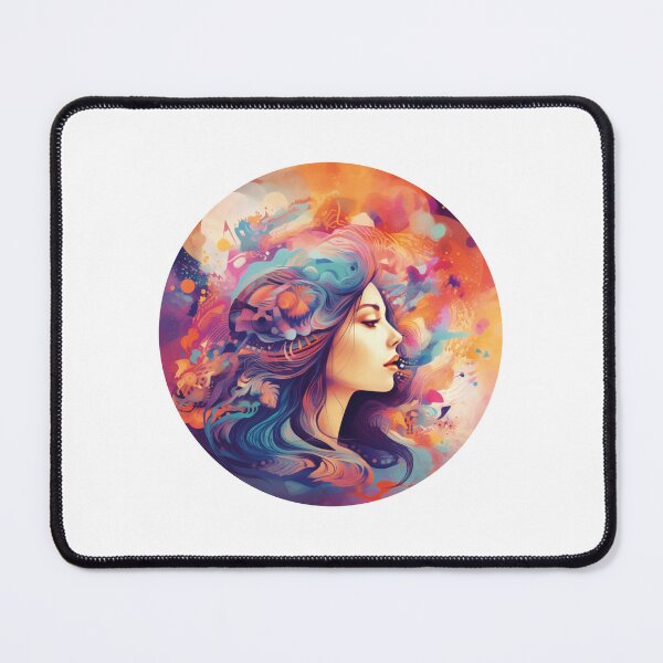 Item preview, Blurred thoughts (round) designed and sold by psychedArts.
