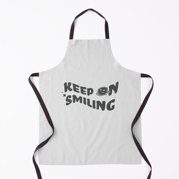 Item preview, Keep on Smiling black text melting smiley face designed and sold by julexy.