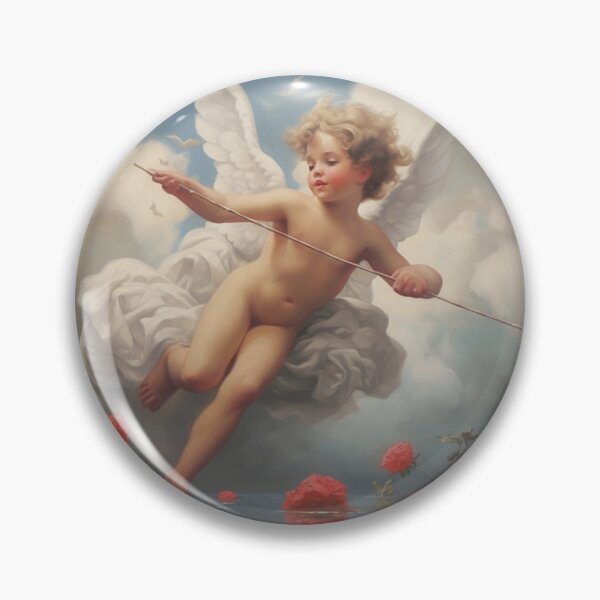 Item preview, Little baby angel with a beautiful landscape in the background designed and sold by n0ksyy.