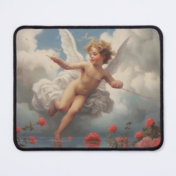 Item preview, Little baby angel with a beautiful landscape in the background designed and sold by n0ksyy.