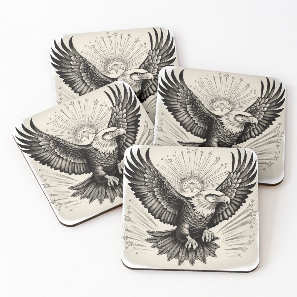 Item preview, Old School Eagle Tattoo Art 13 designed and sold by giggles-omg.