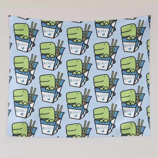 Item preview, Delicious Noodles Timmy T-Rex designed and sold by LoofandTimmy.